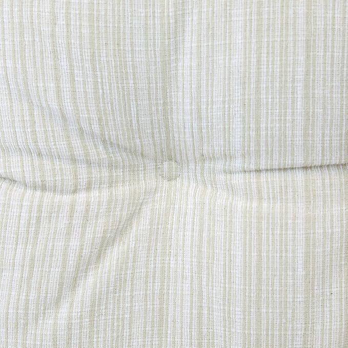 Klear Vu The Gripper Omega Non-Slip Tufted Bench Cushion for Indoor Furniture, Entryway Storage, Bay Window, Corner Nook or Piano Seat, 27 Inches, Chenille Cream