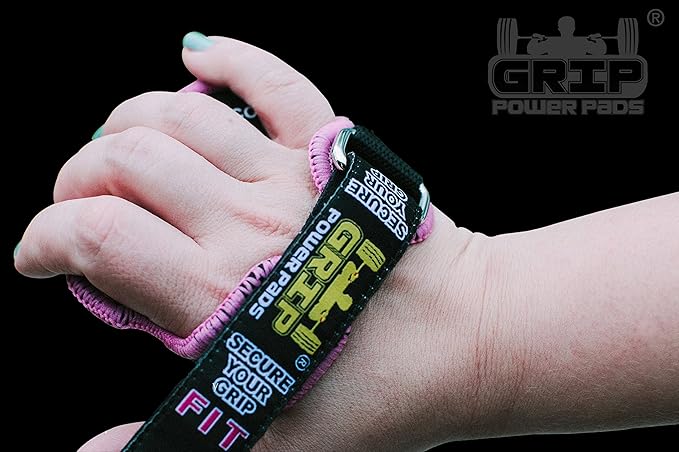 Grip Power Pads FIT Lifting Grips Women Workout Gloves the Alternative to Gym Gloves 1 Pair / 2 Pads