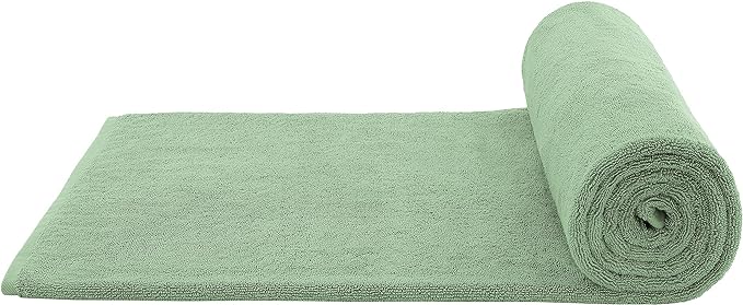 Cotton Paradise 100% Cotton 40x80 Oversized Bath Sheet, Extra Large Turkish Bath Towels for Bathroom, Sage Green Bathsheet