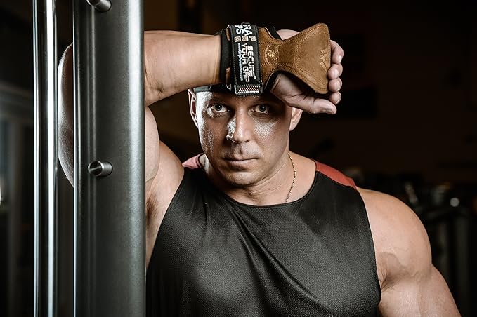 Cobra Grips PRO Weight Lifting Gloves Heavy Duty Straps Alternative Power Lifting Hooks for Deadlifts Adjustable Neoprene Padded Wrist Support Bodybuilding