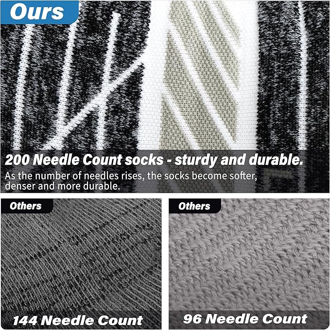 Hylaea No Show Running Athletic Anti-Blister Wicking Coolmax Socks, Seamless Anti-odor