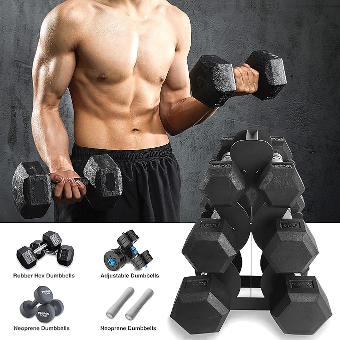 Dumbbell Rack, Stand Only, No Install Needed Small Weight Rack with Dumbbell Protector Edge,Suitable for Rubber-Coated Dumbbells