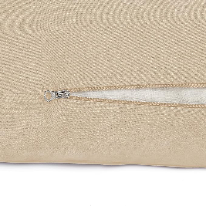 Meditation Cushion Bolster Pillow for Restorative Yoga – Supportive Cushion for Meditation, Pilates, and Relaxation – Filled with Buckwheat Hulls - Removable Cover