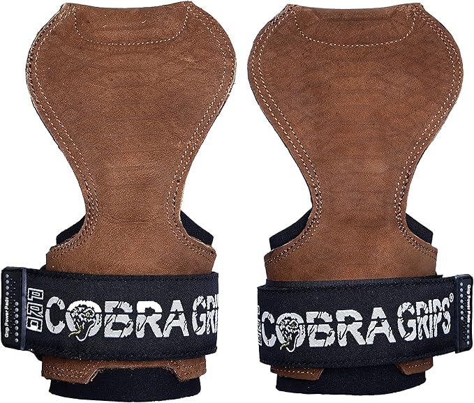 Cobra Grips PRO Weight Lifting Gloves Heavy Duty Straps Alternative Power Lifting Hooks for Deadlifts Adjustable Neoprene Padded Wrist Support Bodybuilding