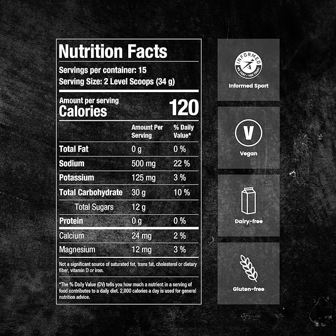 Precision Fuel PF 60 Carb & Electrolyte Drink Mix Powder for Hydration & Energy - Endurance Sports Nutrition, Vegan, Hypotonic - 60g Carb, 1000mg Sodium per Litre - Mild Citrus Flavor, 2-Pack