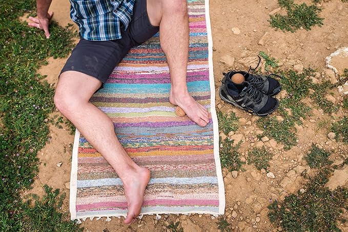 Travel Cork Massage Ball | Lightweight, Sustainable Alternative to Lacrosse Ball for Muscle Pain Relief (1.9 Inch (Pack of 2), Sanded Cork)