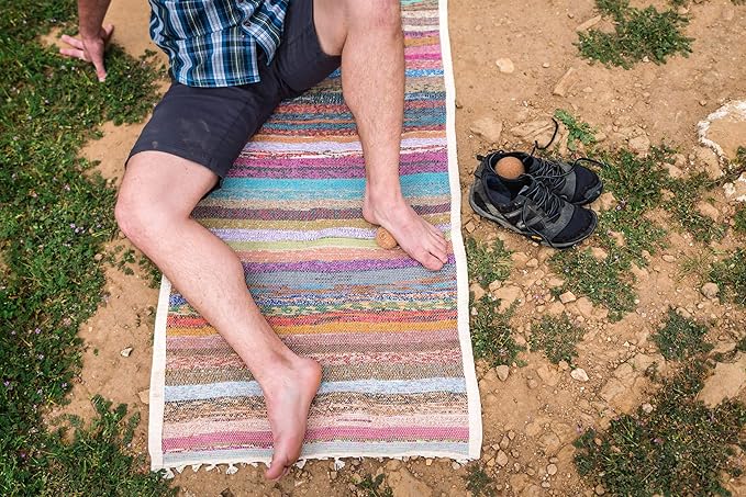 Travel Cork Massage Ball | Lightweight, Sustainable Alternative to Lacrosse Ball for Muscle Pain Relief (1.9 Inch (Pack of 1), Sanded Cork)