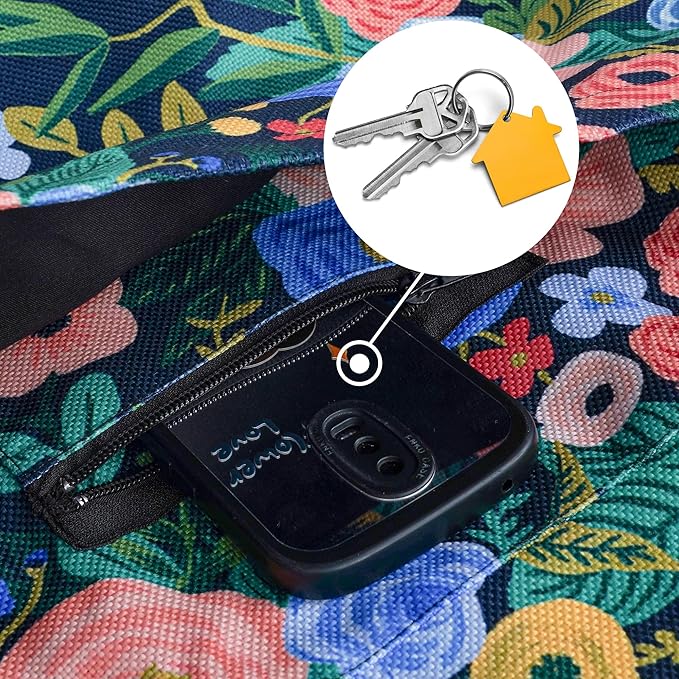 Fashion Printed Yoga Mat Bag with Large Side Pocket & Zipper Pocket Long Tote Yoga Bag Fit Most Size Mats - Holds More Yoga Accessories