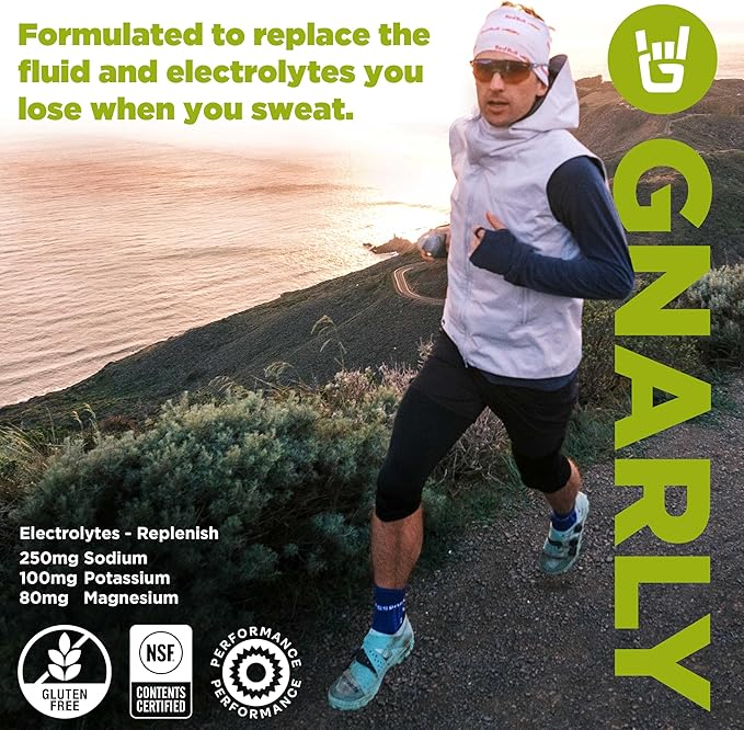 Gnarly Nutrition Hydrate Electrolyte Powder – Salted Margarita Exercise Hydration Drink Mix – NSF Sport Certified – Electrolyte Solution, Performance & Recovery – Salted Margarita, 14.10 oz