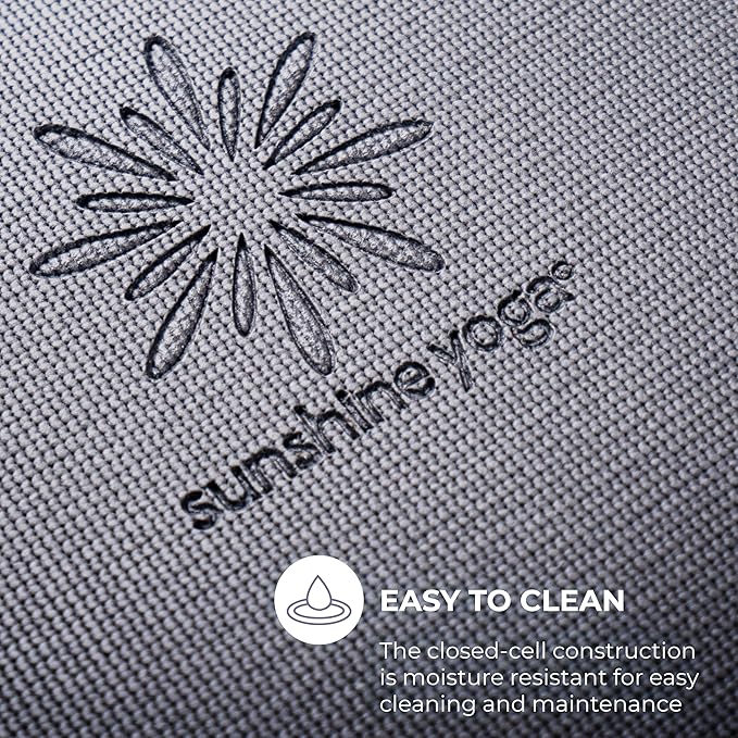 Sunshine Yoga Voyage Yoga Mat, 6 Pack, 72" x 24" Professional Studio and Gym Bulk Yoga Mats, 5mm Thick, Durable, Anti-Tear, Non Slip Fitness and Exercise Mats