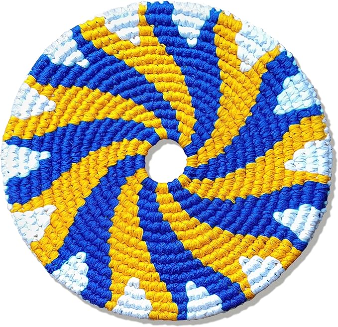 Buena Onda Indoor Flying Disc - 7'' Flexible Sport Disc for Indoor and Outdoor Play - Amazing Handmade Quality from Guatamala - Pocket Discs are Played in Over 20 Family Fun Games