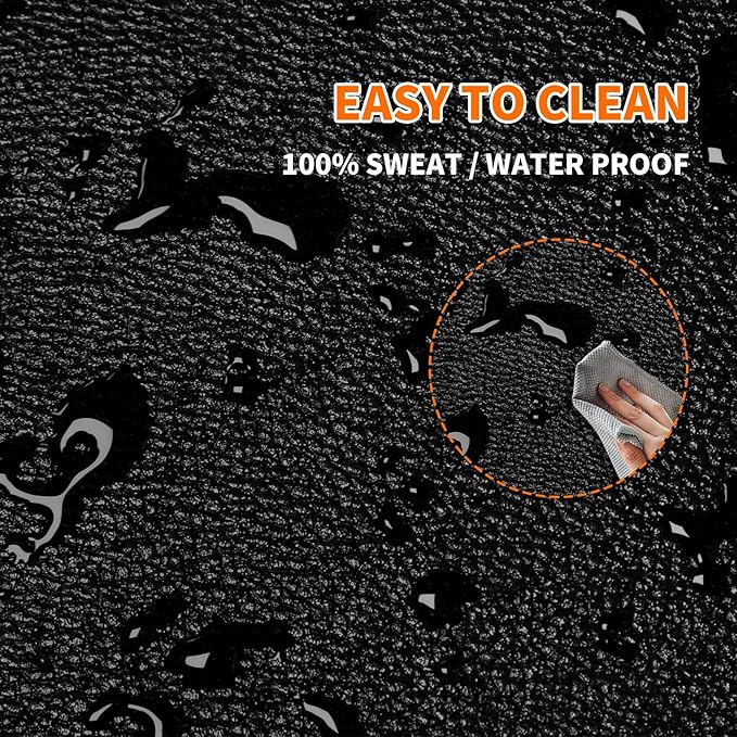 Treadmill Mat Compatible, Peloton Bike Mat for Hardwood Floors or Carpet, Exercise Equipment Upgrade Thickness 6mm Non Slip, with Non-Slip Sweat-Proof for Original Bike, Stationary Bike