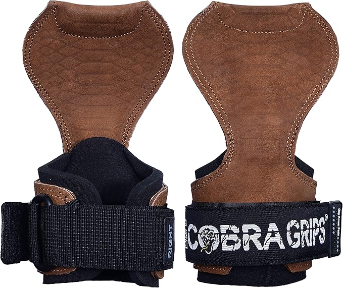 Cobra Grips PRO Weight Lifting Gloves Heavy Duty Straps Alternative Power Lifting Hooks for Deadlifts Adjustable Neoprene Padded Wrist Support Bodybuilding