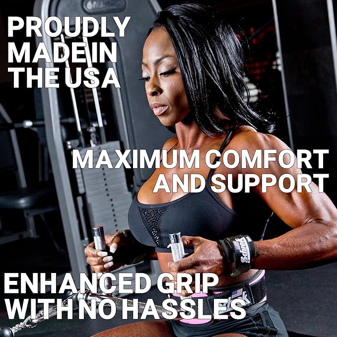 Schiek Sports 1000-PLS Deluxe Power Lifting Wrist Straps - Weight Lifting Wrist Wraps