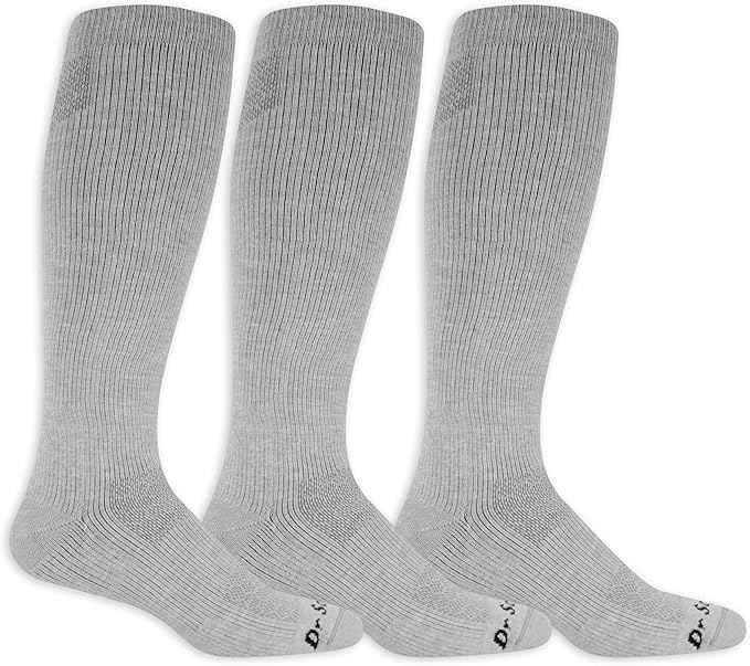 Dr. Scholl's Men's Athletic & Work Compression Over The Calf Socks-1 & 3 Pair Packs-Fatigue Relief