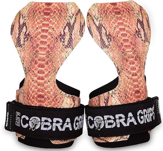 Cobra Grips PRO Weight Lifting Gloves Heavy Duty Straps Alternative Power Lifting Hooks for Deadlifts Adjustable Neoprene Padded Wrist Support Bodybuilding