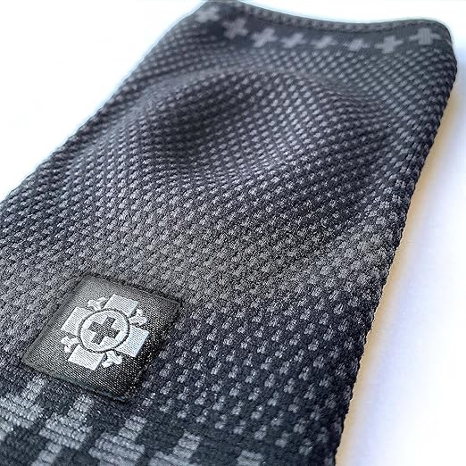 Old Bones Therapy Elbow Compression Sleeve Knitted | Pain Relief and Support for Tendonitis and Arthritis (Large, One Elbow)