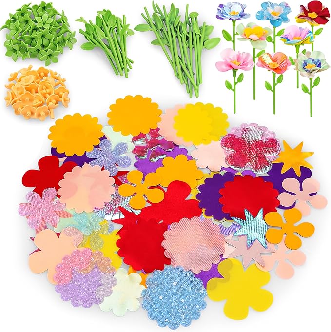 DIY Fabric Flower Bouquets Toys Accessories - Flowers Market Toy Accessories - Arts & Crafts Toy Accessories