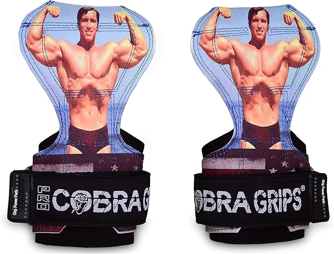 Cobra Grips PRO Weight Lifting Gloves Heavy Duty Straps Alternative Power Lifting Hooks for Deadlifts Adjustable Neoprene Padded Wrist Support Bodybuilding