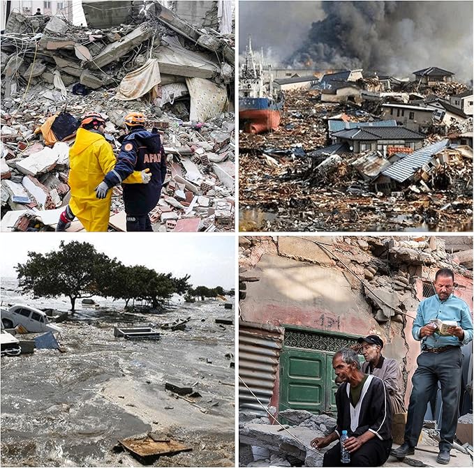 Collapsible 8L Water Storage Bag, BPA-Free Portable Folding Water Jug with Adjustable Faucet, Leakproof Emergency Water Bag for Camping, Hiking, Riding, Outdoor Sport (BEIGE & GREEN, 2)