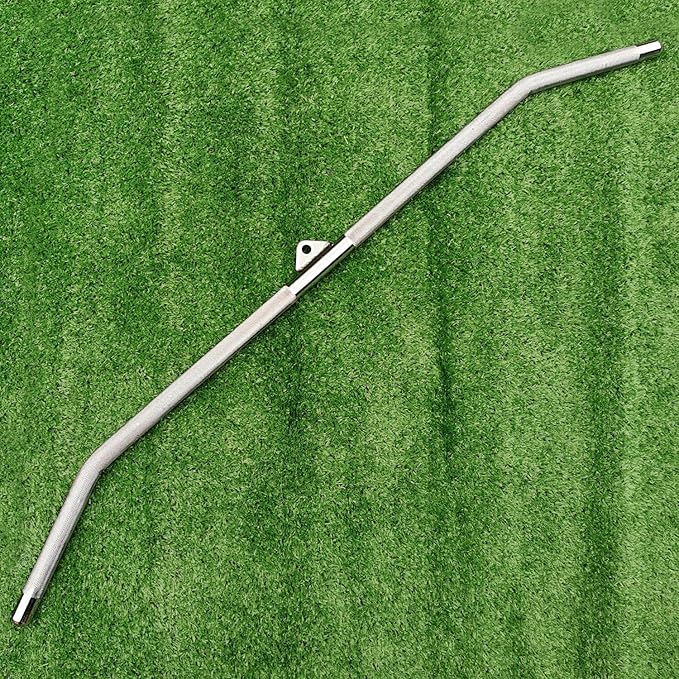 Cable Machine Lat Pulldown Attachments - 29/39/48 Inch Wide Grip Bar with Non-slip Handle for Home Gym Tricep Training