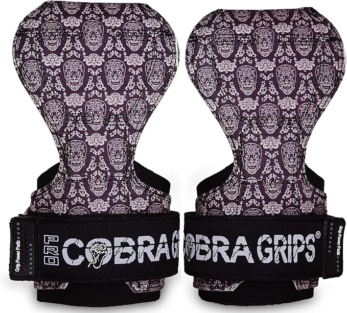 Cobra Grips PRO Weight Lifting Gloves Heavy Duty Straps Alternative Power Lifting Hooks for Deadlifts Adjustable Neoprene Padded Wrist Support Bodybuilding