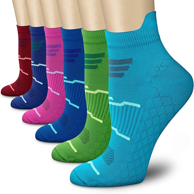 CHARMKING Compression Socks for Women & Men Circulation 15-20 mmHg is Best for Athletic Running Cycling Nurse Daily Wear