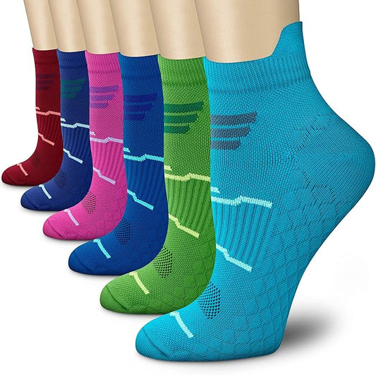 CHARMKING Compression Socks for Women & Men Circulation 15-20 mmHg is Best for Athletic Running Cycling Nurse Daily Wear