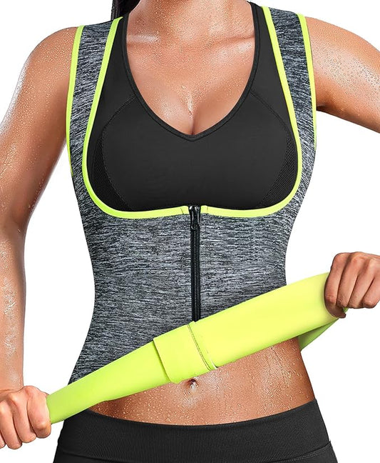 GAODI Womens' Sauna Suit Workout Sweat Body Shaper