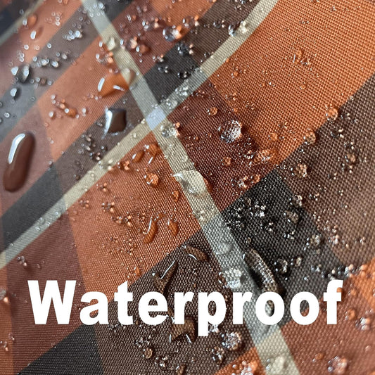 Waterproof Checkered Tablecloth Fabric - Rectangle 58x84 Inch Fall Themed Thanksgiving Day Table Cloth for Indoor/Outdoor Use - Harvest Table Cover for Kitchen, BBQs, Halloween