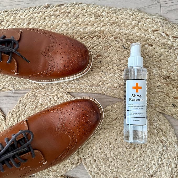 ShoeRescue All-Natural Deodorizer Spray | Eliminates Odor & Refreshes Shoes, Boots & Gym Bags | 6oz/170mL