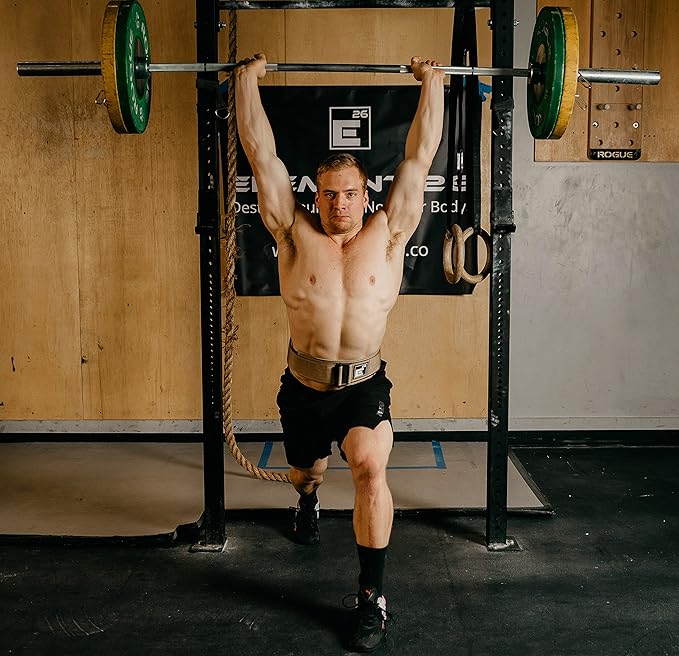 Element 26 Self-Locking Weight Lifting Belt - Premium Weightlifting Belt for Serious Functional Fitness and Olympic Lifting Athletes - Lifting Support for Men and Women - Deadlift Training Belt