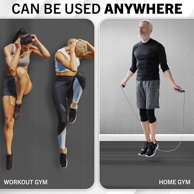 EVA Foam Mat Tiles 12-Pack - 48 SQ FT of Interlocking Padding for Garage, Playroom, or Gym Flooring - Exercise Mat or Baby Playmat by Stalwart (Gray)