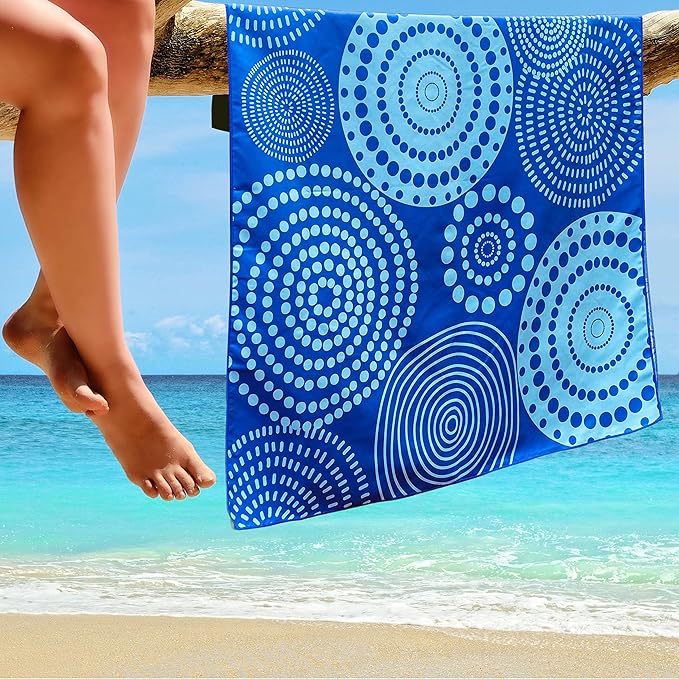 Elite Trend Quick Dry Towel Extra Large 78x35 Inch - Microfiber Beach Towel - Perfect for Beach, Travel, Swimming, Pool, Yoga, Hiking, Camping - Lightweight, Fast Drying, Compact for Adults (Zero)