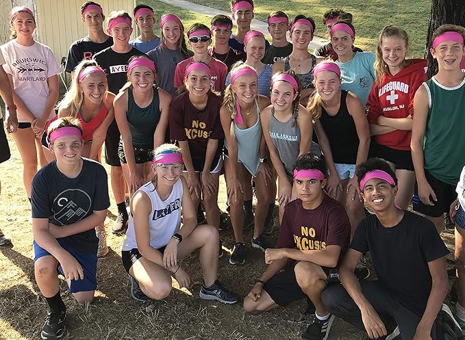 Kenz Laurenz Soft and Stretchy Elastic Cotton Headbands, Pack of 12, Green