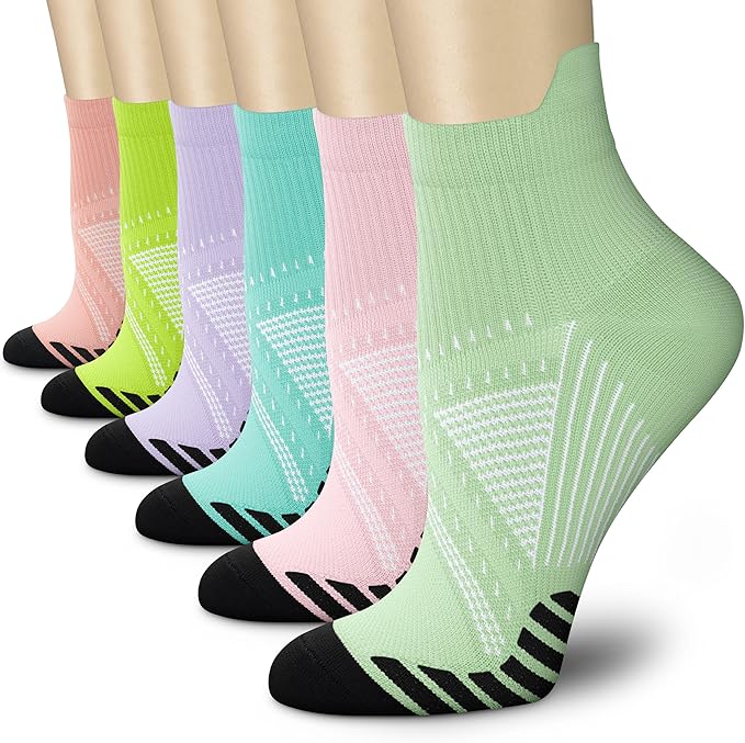 CHARMKING Compression Socks for Women & Men Circulation 15-20 mmHg is Best for Athletic Running Cycling Nurse Daily Wear