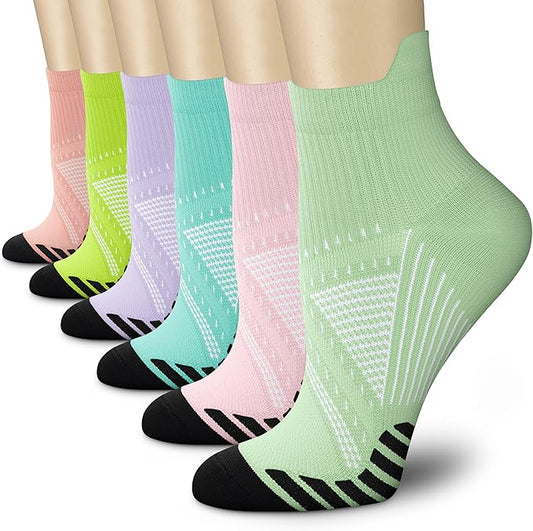 CHARMKING Compression Socks for Women & Men Circulation 15-20 mmHg is Best for Athletic Running Cycling Nurse Daily Wear