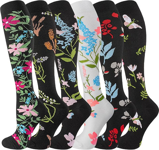 bropite Compression Socks for Women & Men Circulation-Support Knee High Socks 20-30 mmhg-Best for Running,Medical,Nurse,Travel