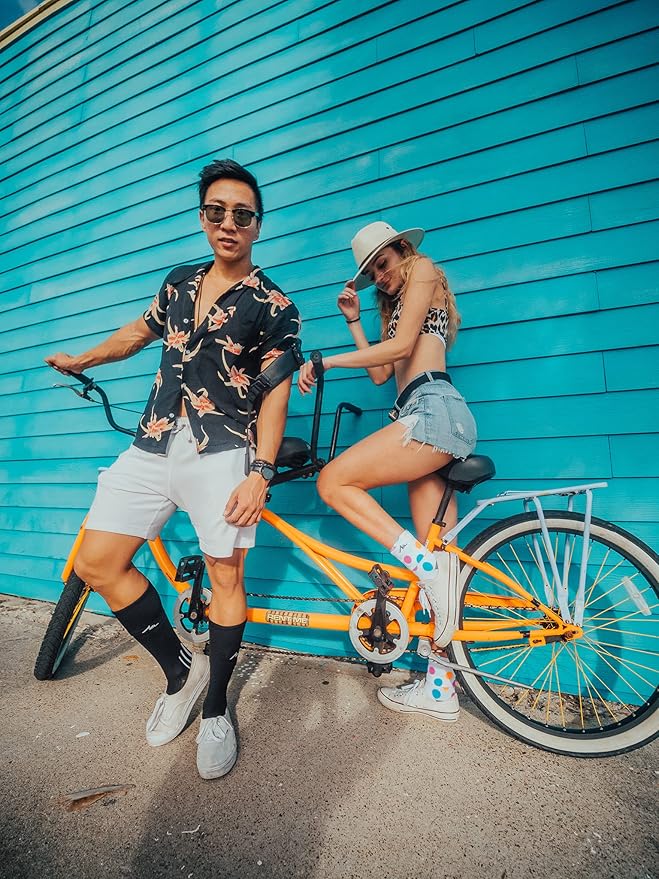 NEWZILL Medical Compression Socks for Women & Men Circulation 20-30 mmHg, Best Support for Running Athletic Cycling Nursing Travel Work and Fitness