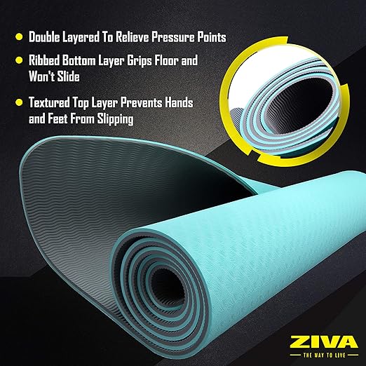 ZIVA Chic TPE Yoga Mat 5mm