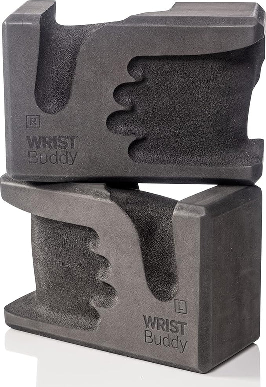 WRIST Buddy® Yoga Blocks 2 Pack | Reduces and Prevents Wrist Pain, Enhances Comfort Stability and Grip Strength on the Blocks | Hand-Shaped Blocks | EVA Yoga Accessories Set | Best Gifts for Yoga