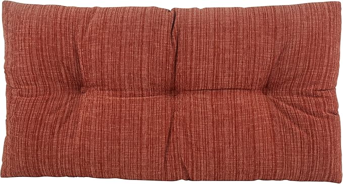 Klear Vu The Gripper Omega Non-Slip Tufted Bench Cushion for Indoor Furniture, Entryway Storage, Bay Window, Corner Nook or Piano Seat, 27 Inches, 20 Clay