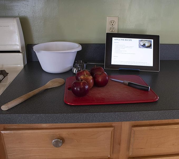 DTLgear Trek Stand Flexible Phone and Small Tablet Holder for Airplane, Office, Desk, Treadmill, Hotel, Kitchen, Plane Travel Essentials