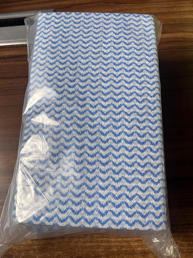 Handi Wipes Reusable Cloths, Blue Disposable Kitchen Cleaning Towel Roll, Heavy Duty J Cloth,100 Count