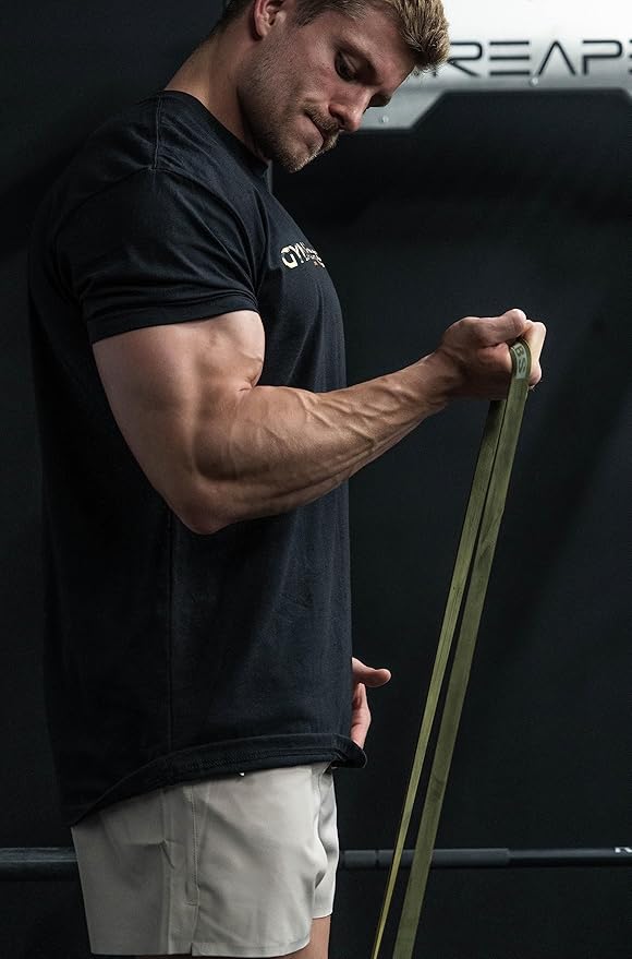 Gymreapers Resistance Bands for Working Out – Elastic Pull Up Exercise Assistance Bands Set for Powerlifting, Stretching, WOD, Strength Training – for Men & Women