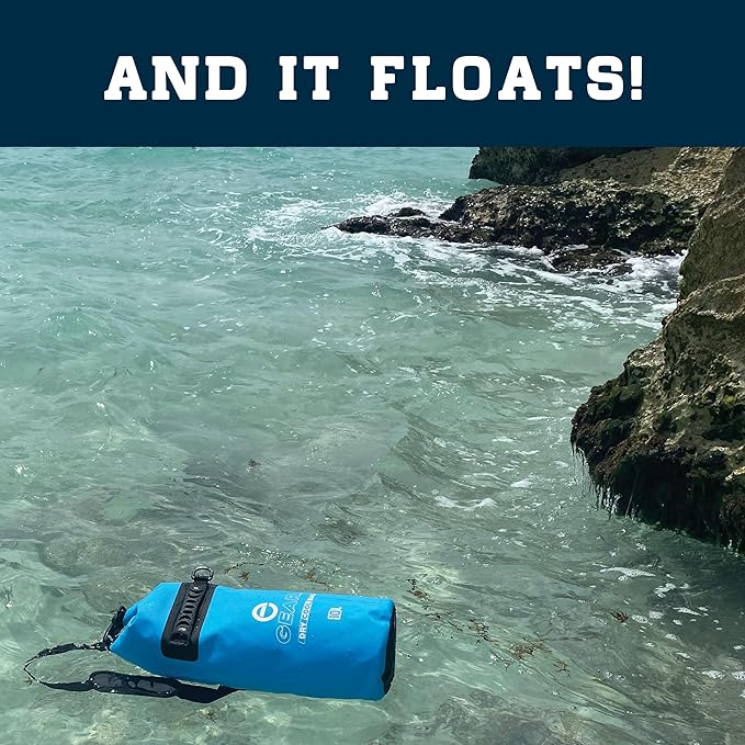 Insulated Dry Bag Floating Cooler – 10L / 15L / 25L Roll Top, Leak Proof, Waterproof, Collapsible, with Padded Shoulder Strap - Perfect for Kayaking Fishing Beach