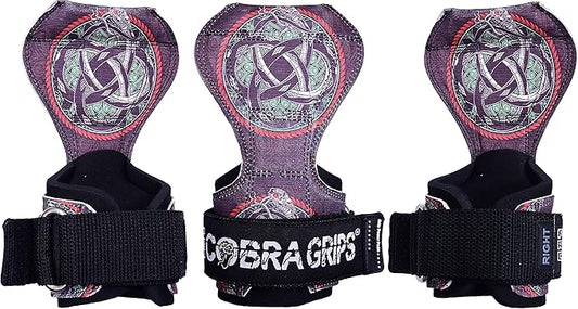 Cobra Grips PRO Weight Lifting Gloves Heavy Duty Straps Alternative Power Lifting Hooks for Deadlifts Adjustable Neoprene Padded Wrist Support Bodybuilding
