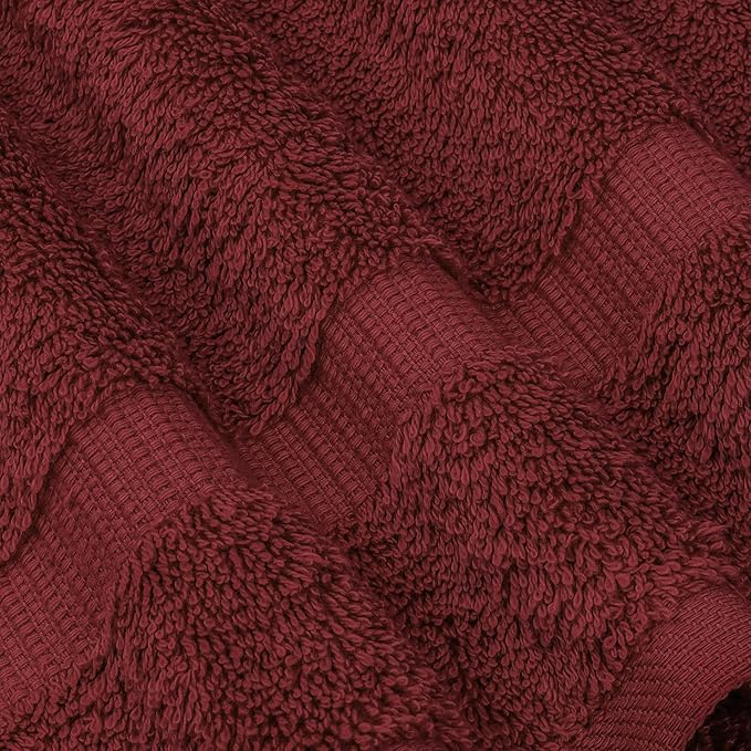 Chakir Turkish Linens, 100% Cotton Premium Quality Turkish Bath Sheets (35''x70'' Large Bath Sheet Towels - Cranberry)