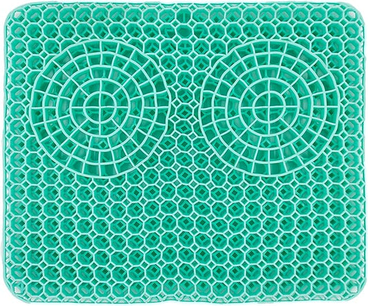 Gel Seat Cushion for Tailbone Support and Relief from Butt and Back Pain and Pressure - Cushions are Large Thick and Comfortable - Ideal for Office Chairs Driving Travel and Long Sitting