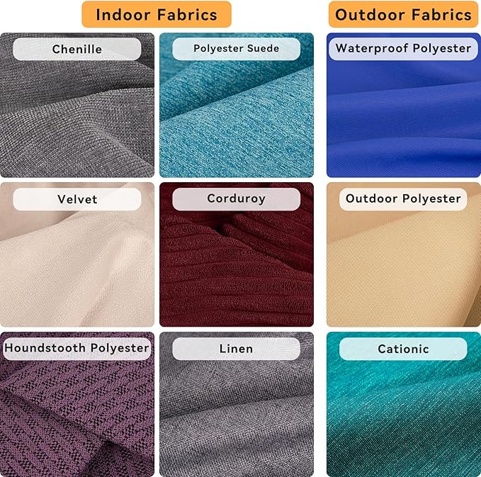 Detiblue Custom Tufted Bench Cushion,Bench Seat Cushions for Indoor/Outdoor Furniture,Customizable Size/Color/Fabric/Non-Slip Methods/Piping,Bay Window/Window seat/entryway Bench Cushion